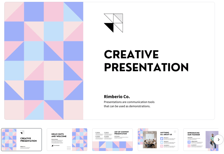 canva presentation layouts