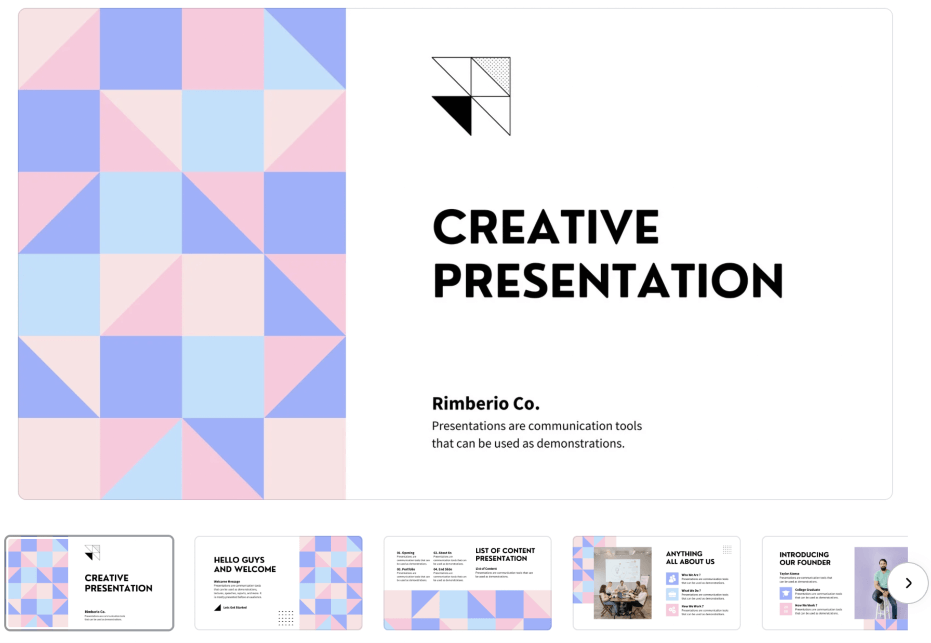 presentation for canva