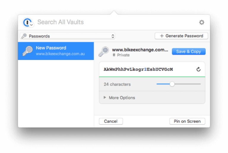 1password generate password 1password generate password