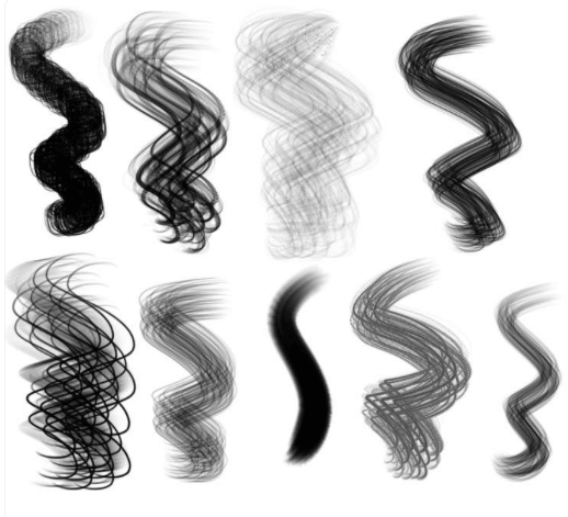 Black paint wavy brush strokes vector collection Dirty curved lines and  wavy brushstrokes Ink illustration isolated on white background 6916363  Vector Art at Vecteezy