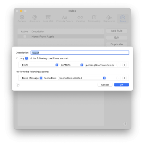 get a mac email