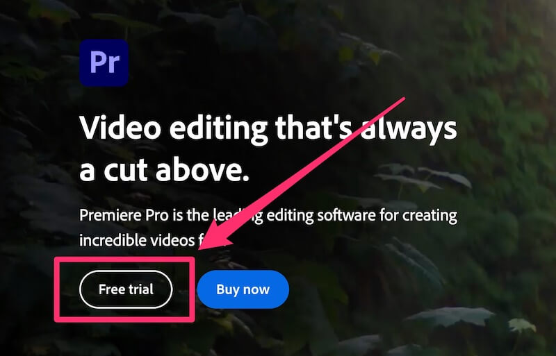 Adobe Premiere Pro Free Trial