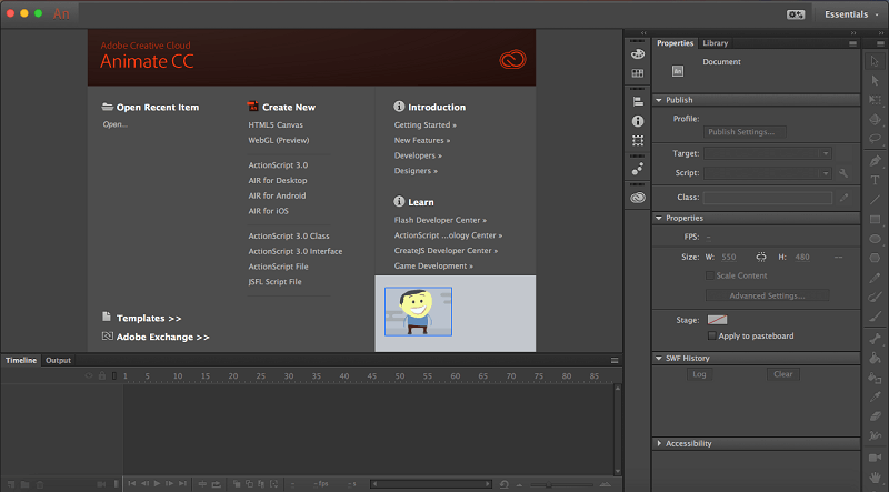 how to use adobe animate cc 2019 videos