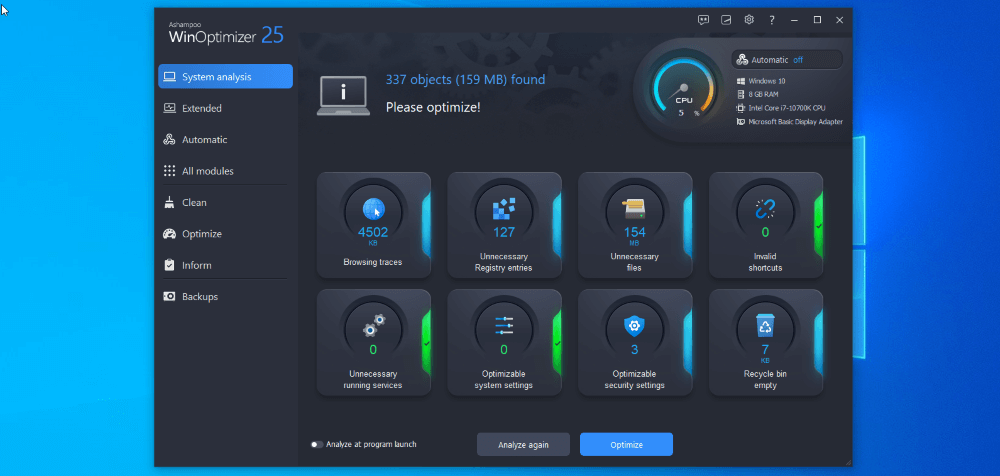 Ashampoo WinOptimizer Free – Best Optimization Software & Registry Cleaner - Ashampoo®