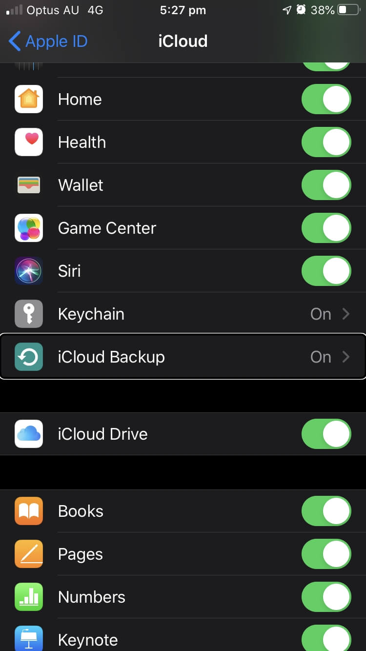 how to backup iphone to icloud with broken screen