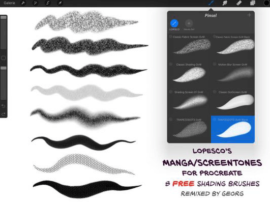 Anime Manga Procreate Brushes Graphic by SvgOcean  Creative Fabrica