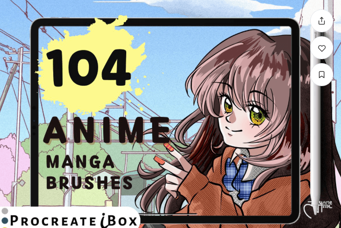 Manga Procreate Brushes  Anime Pens 5387184