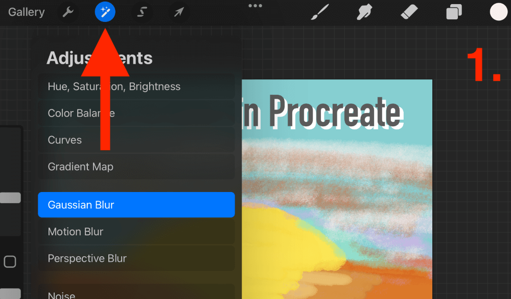 How To Blur In Procreate Step by Step Guide 