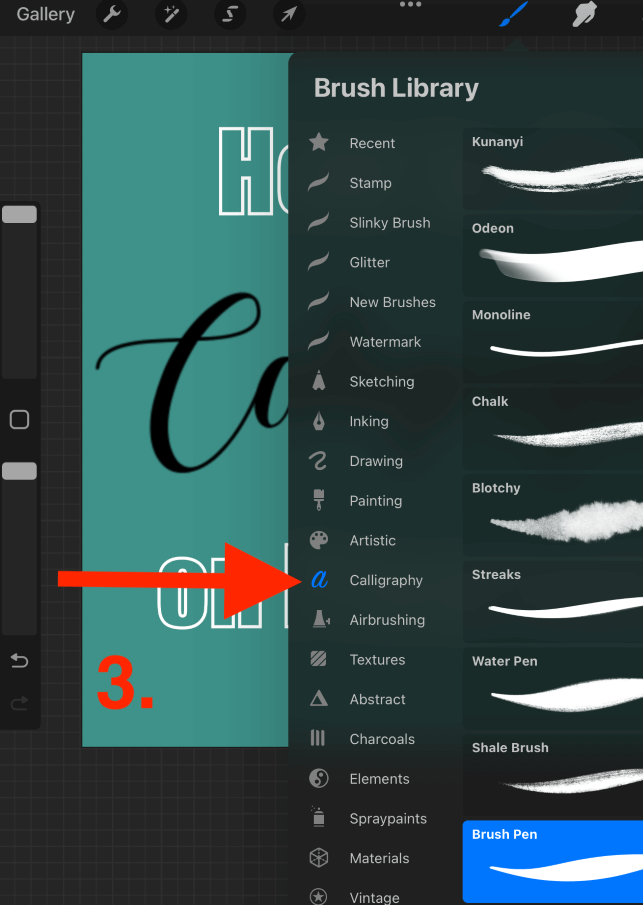 Calligraphy Book Practice on Your iPad – Easy Procreate Hack 