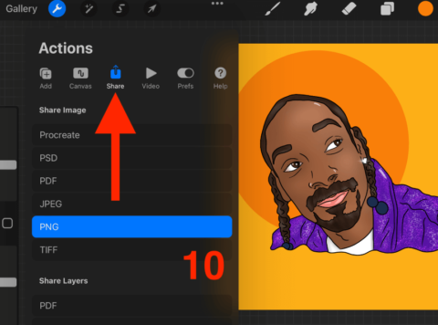 How to Cartoon Yourself in Procreate (10 Steps)