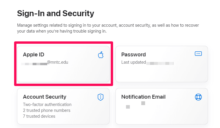 icloud change email address