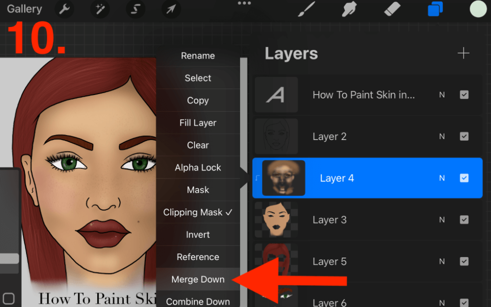 How to Color/Paint Skin in Procreate (10 Steps)