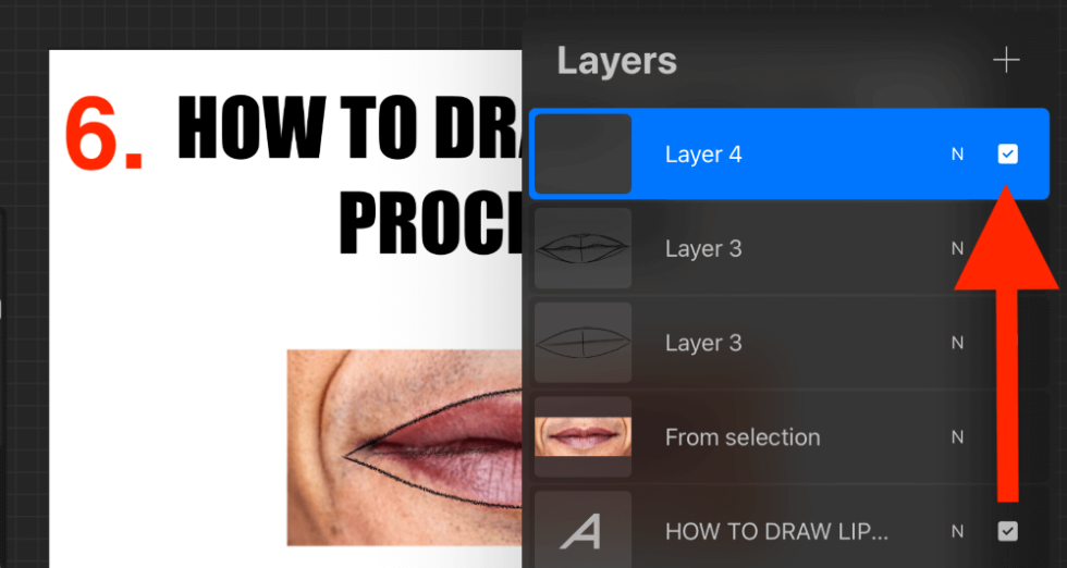 How to Trace or Draw Lips in Procreate (With Steps)