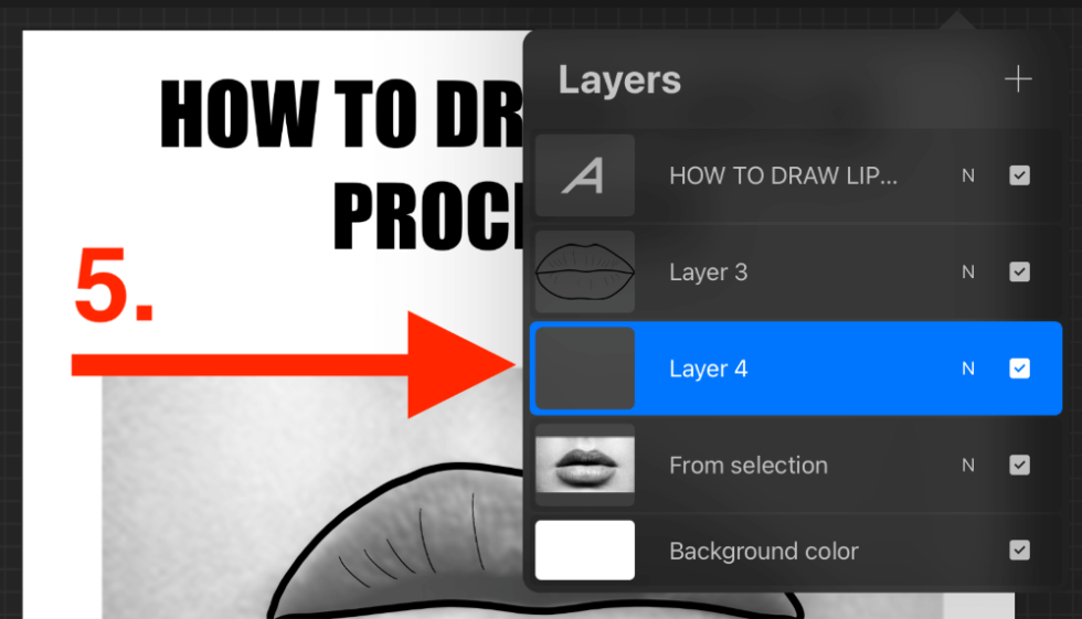 How to Trace or Draw Lips in Procreate (With Steps)