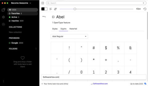 fontbase font activation