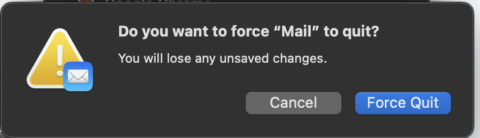 how to force quit mail on apple computer