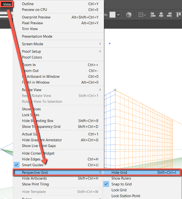 how to get rid of perspective grid in adobe illustrator