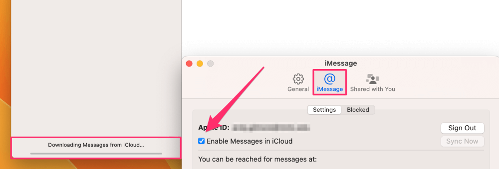 comment voir les messages icloud