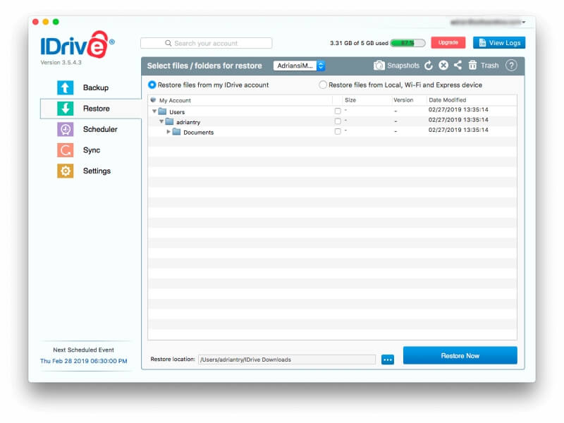 ashplan vs idrive vs carbonite for mac