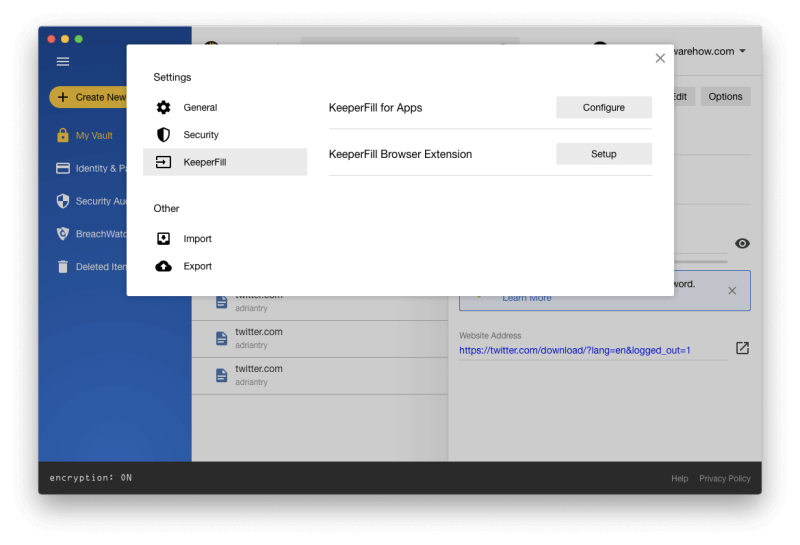 KeeperFill for Safari - User Guides