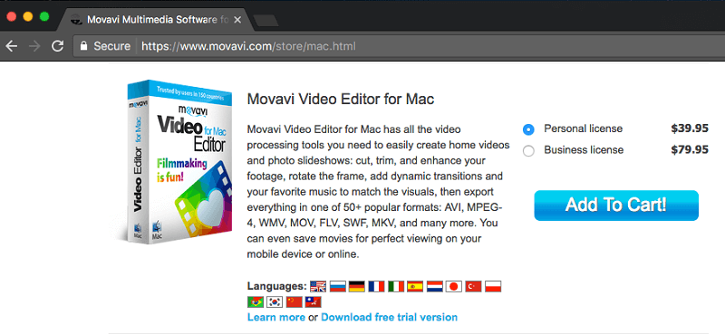Movavi Video Editor 4 For Mac