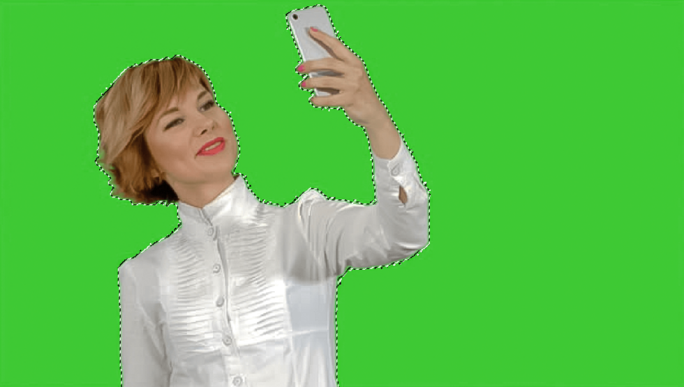 photoshop how to use green screen