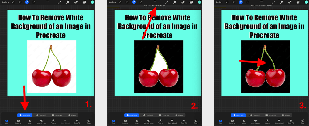 How to Remove White Background of Images in Procreate