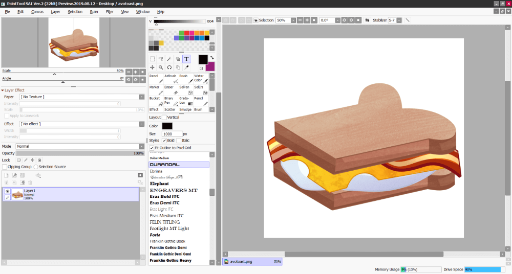 3 Ways To Resize An Image In PaintTool SAI with Steps 