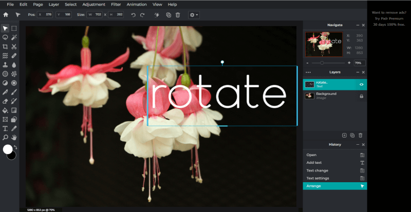 How To Rotate Text In Pixlr E Or Pixlr X how-to-rotate-text-in-pixlr-e-or-pixlr-x