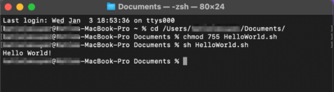 How to Run a Shell or .sh Script on Mac Terminal