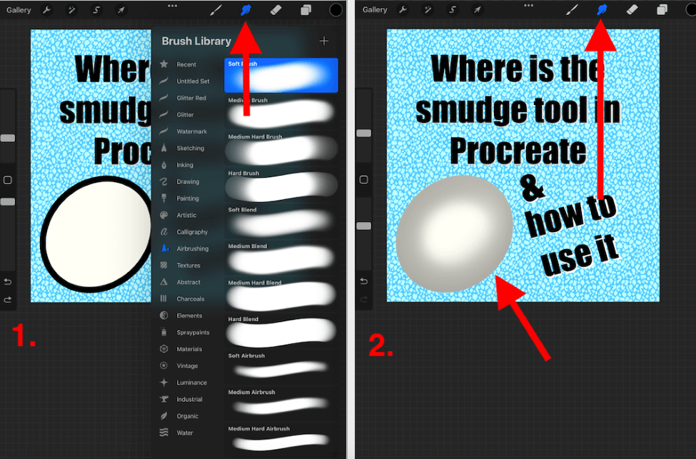 dome måle præcedens Where is Smudge Tool in Procreate (And How to Use It)
