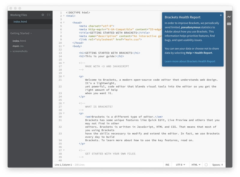 mac text editor for coding free