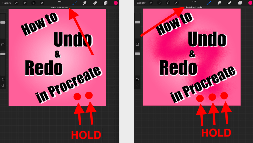 3 Quick Ways To Undo And Redo In Procreate