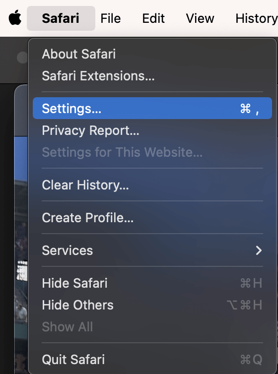 remove safari app