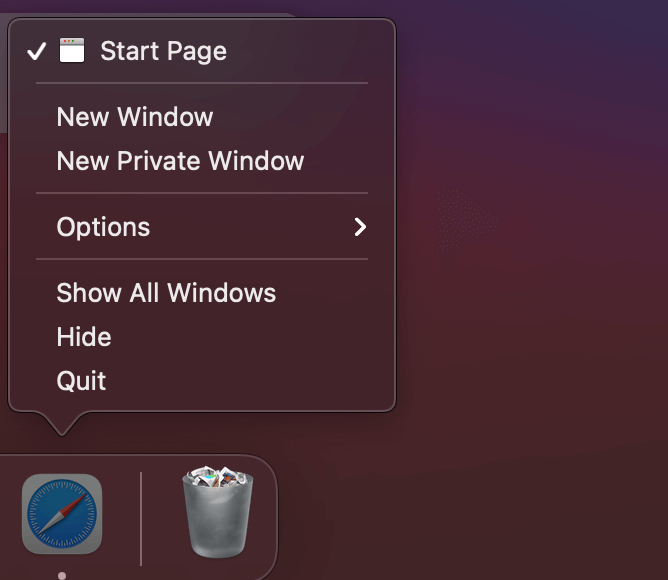 safari not working after force quit