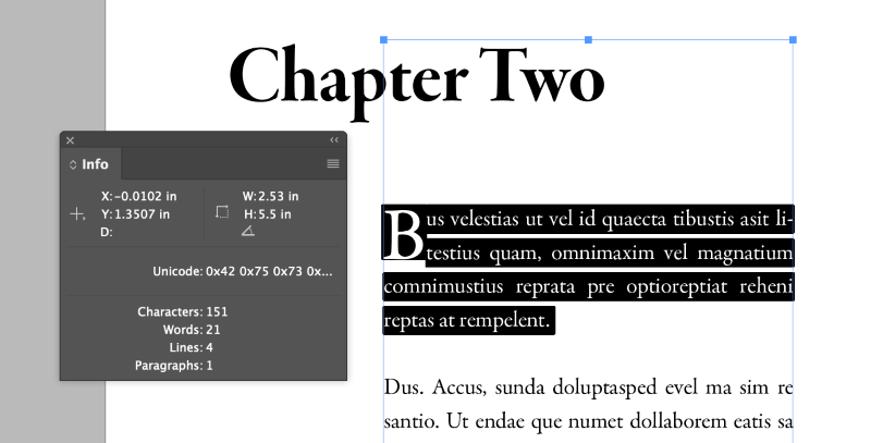 How To Quickly Do A Word Count In Adobe InDesign