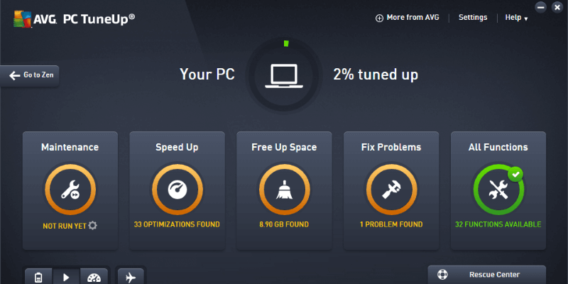 avg pc tuneup official site