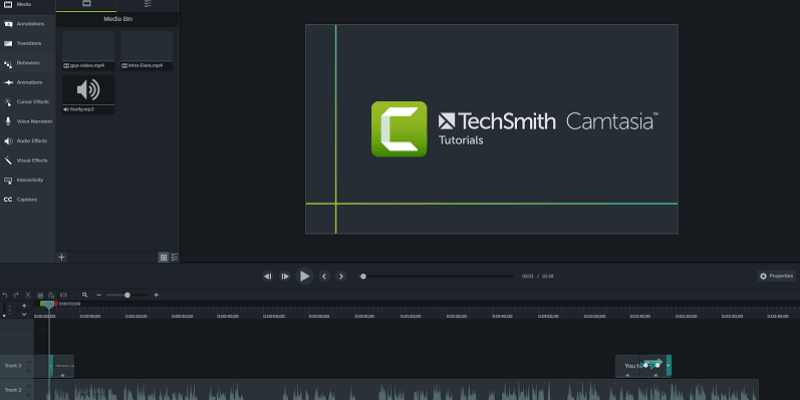 camtasia 3 noise removal