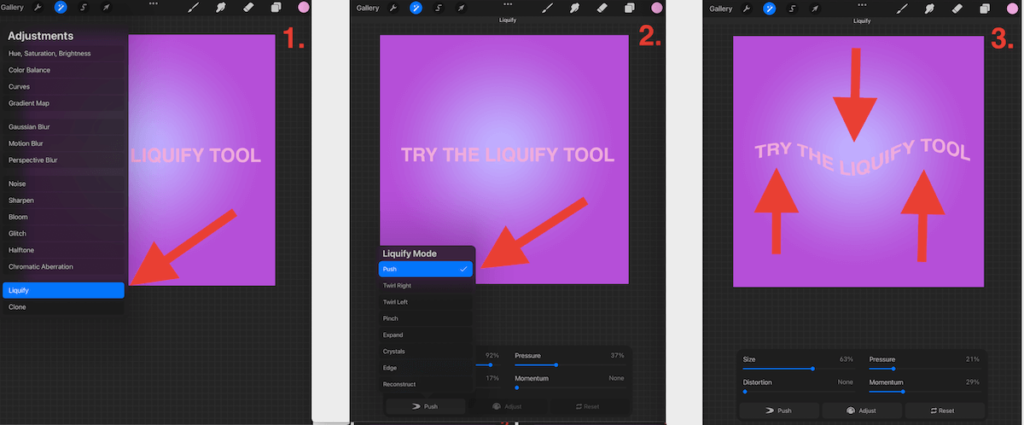 2 Quick Ways To Curve Text In Procreate With Steps 