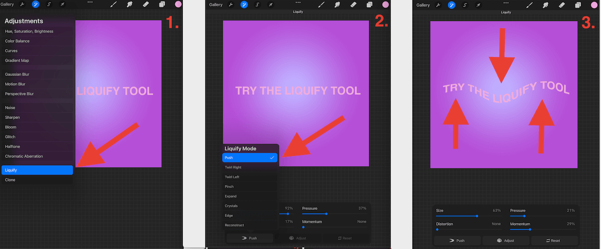 2 Quick Ways To Curve Text In Procreate With Steps 