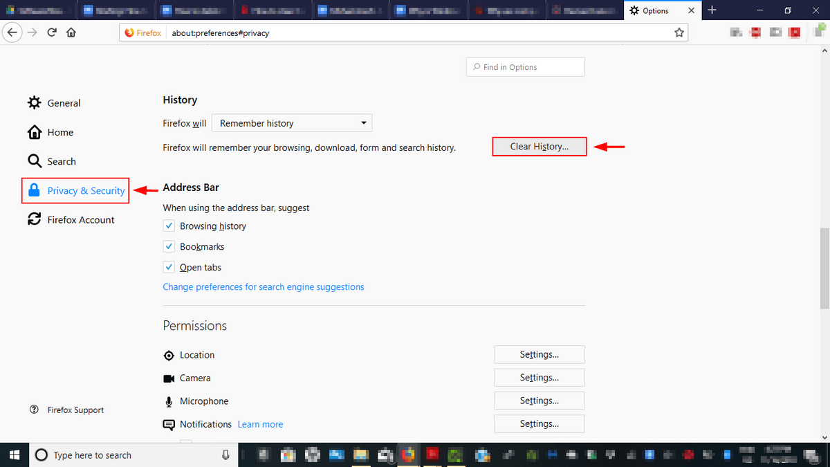 how do you clear cache and cookies on windows 10