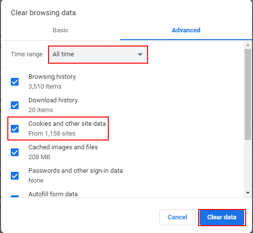 Windows cookies. Cookies Windows. Clear data.