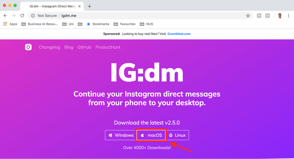 download instagram for mac