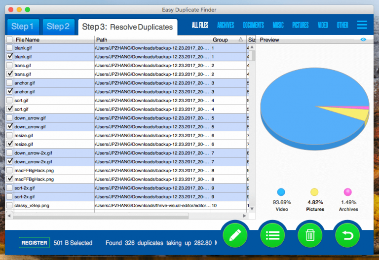 easy duplicate finder $39