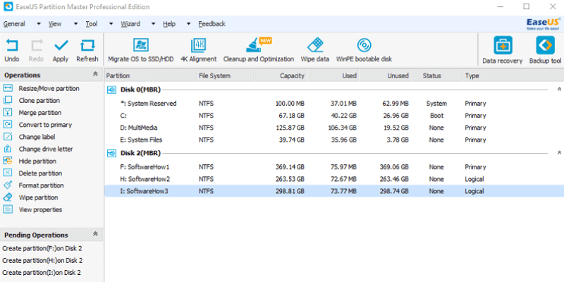 easeus optimize for ssd