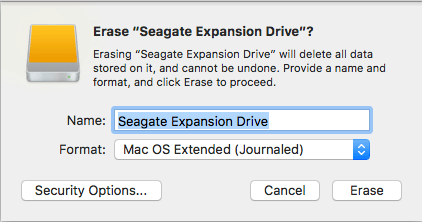 seagate update for mac sierra