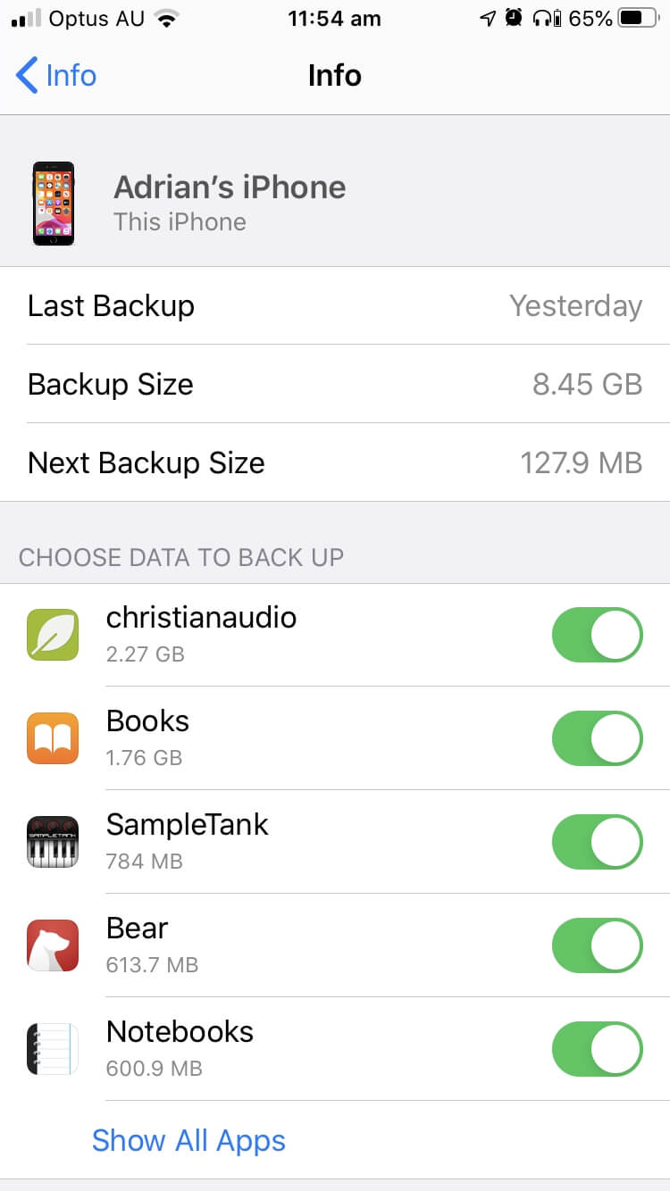 how-long-Back-Up-iPhone7