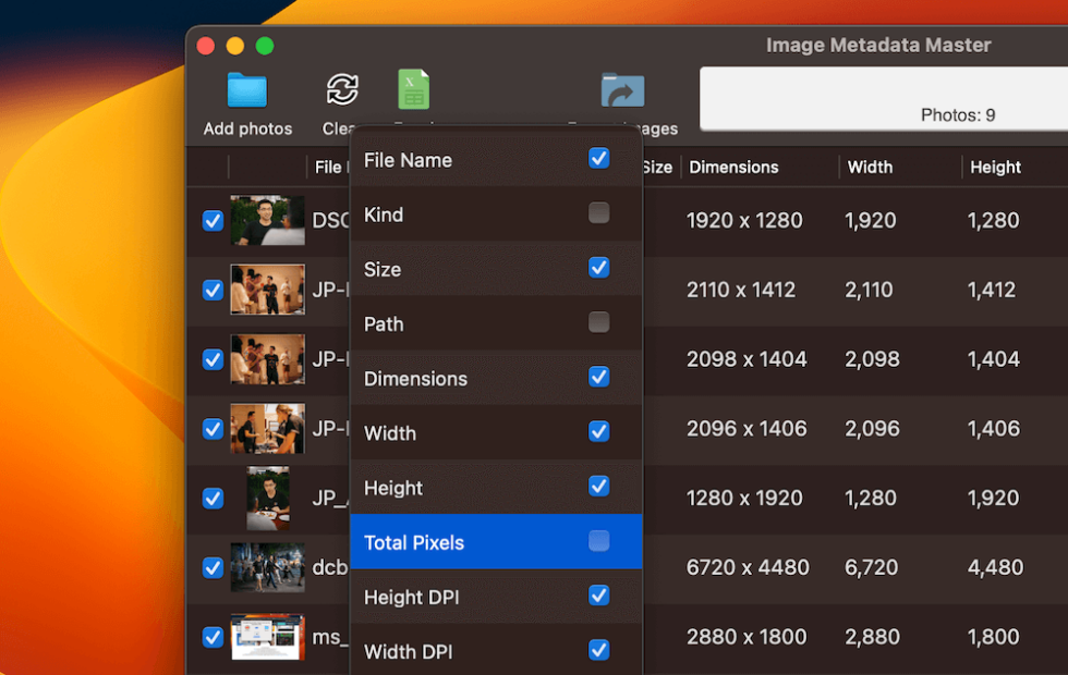 Image Metadata Master: View & Extract Photo Metadata on Mac
