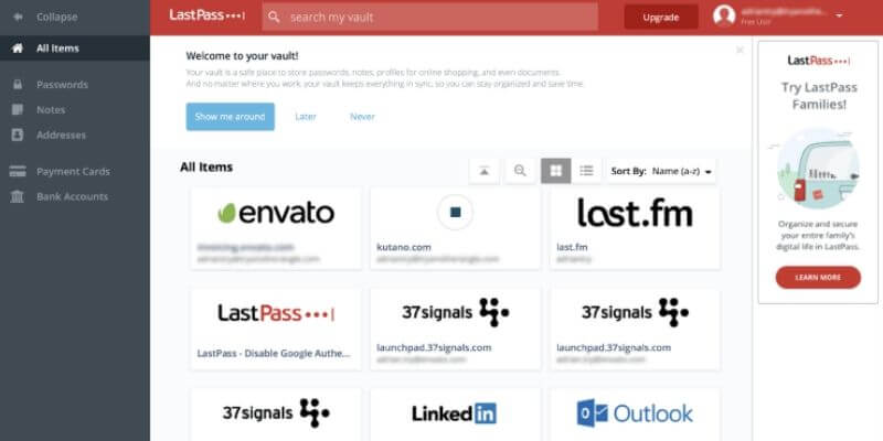 lastpass vault login lastpass vault login