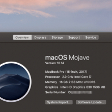 macOS 10.14 Mojave